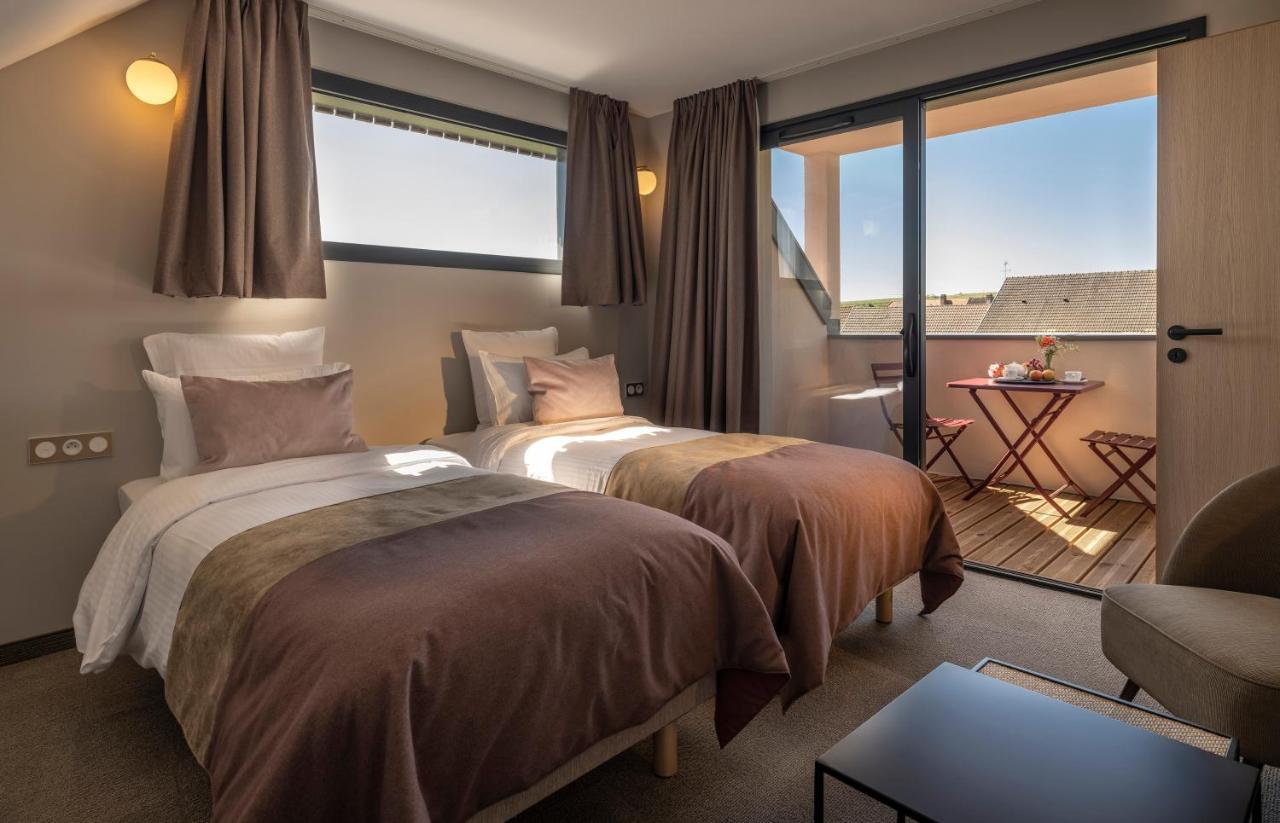 Suite luxe terrasse avec vue sur château