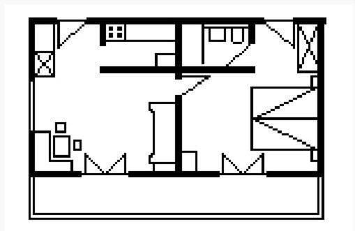 Apartment mit Balkon