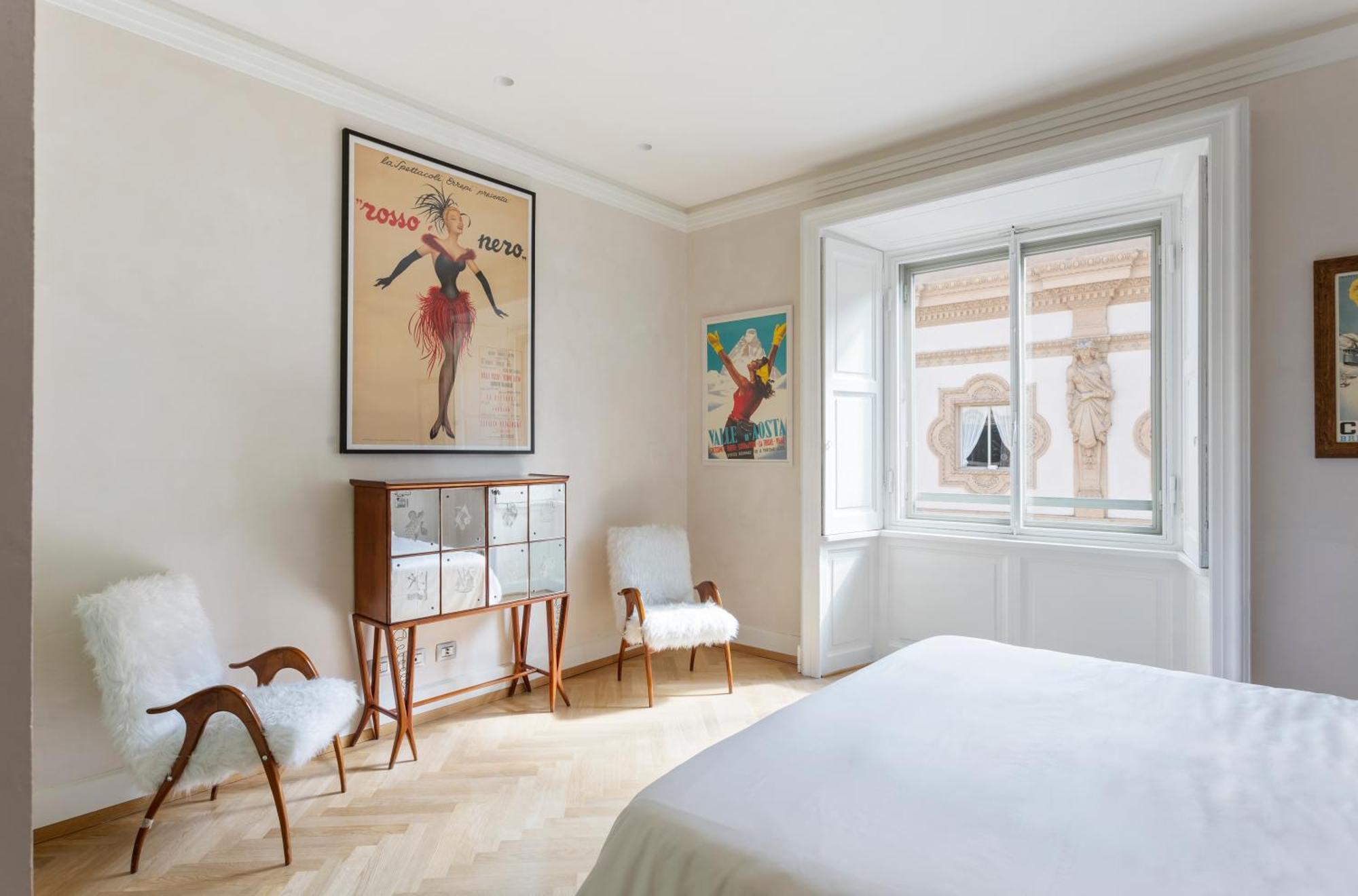 Deluxe Zimmer mit Blick auf die Galerie
