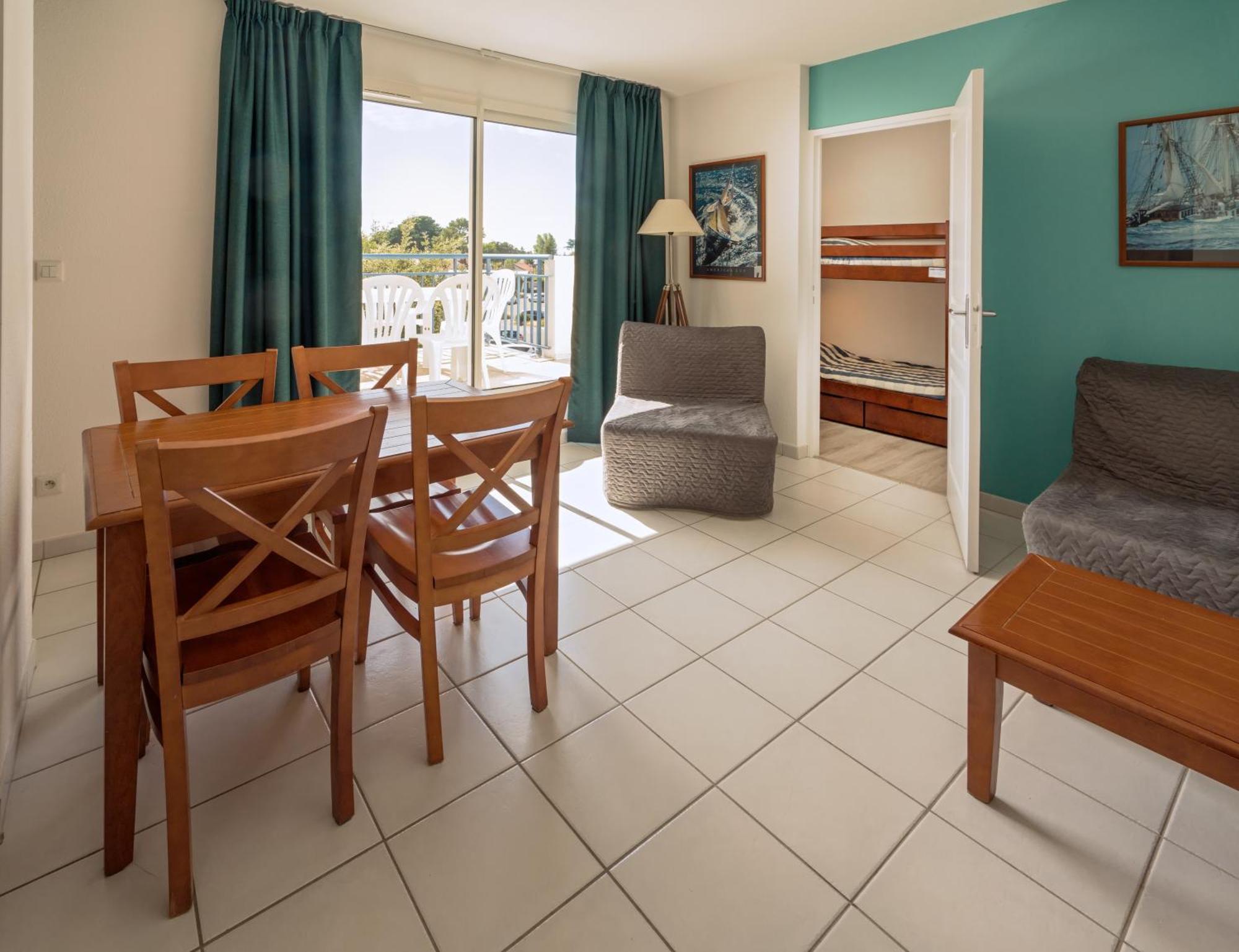 Appartement 1 Chambre avec Alcôve (2 Adultes + 2 Enfants)