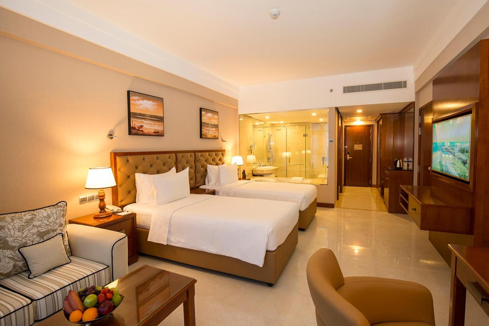 Deluxe Tweepersoonskamer met 2 Aparte Bedden, Gratis Stadstour en Toegang tot de Beach Lounge