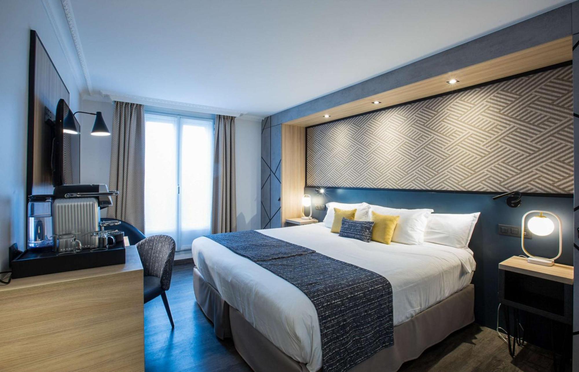 Deluxe Dreibettzimmer mit 1 Kingsize-Bett und 1 Einzelbett – Nichtraucher