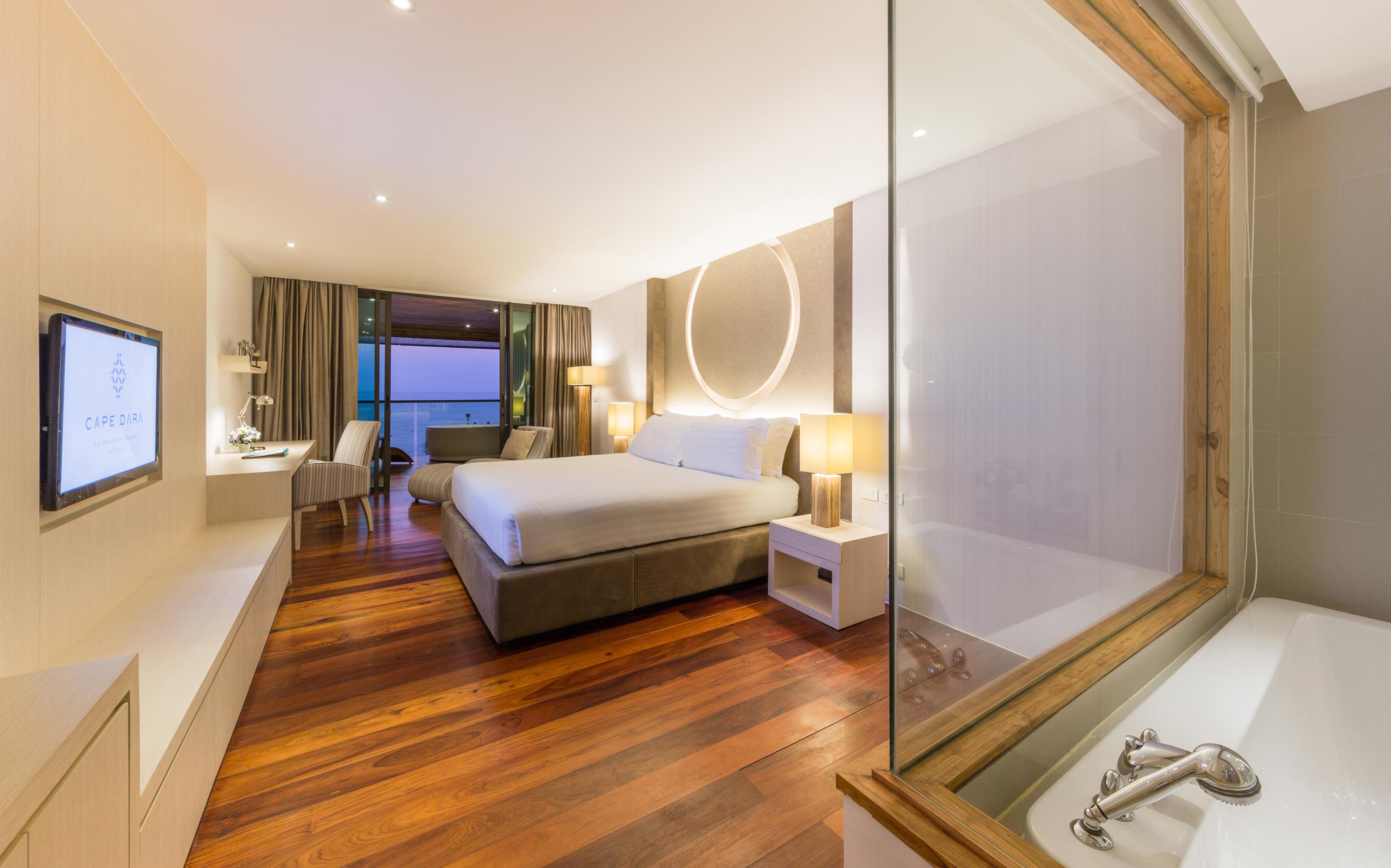 Dara Beachfront Suite inclusief clubvoordelen met uitzicht op zee