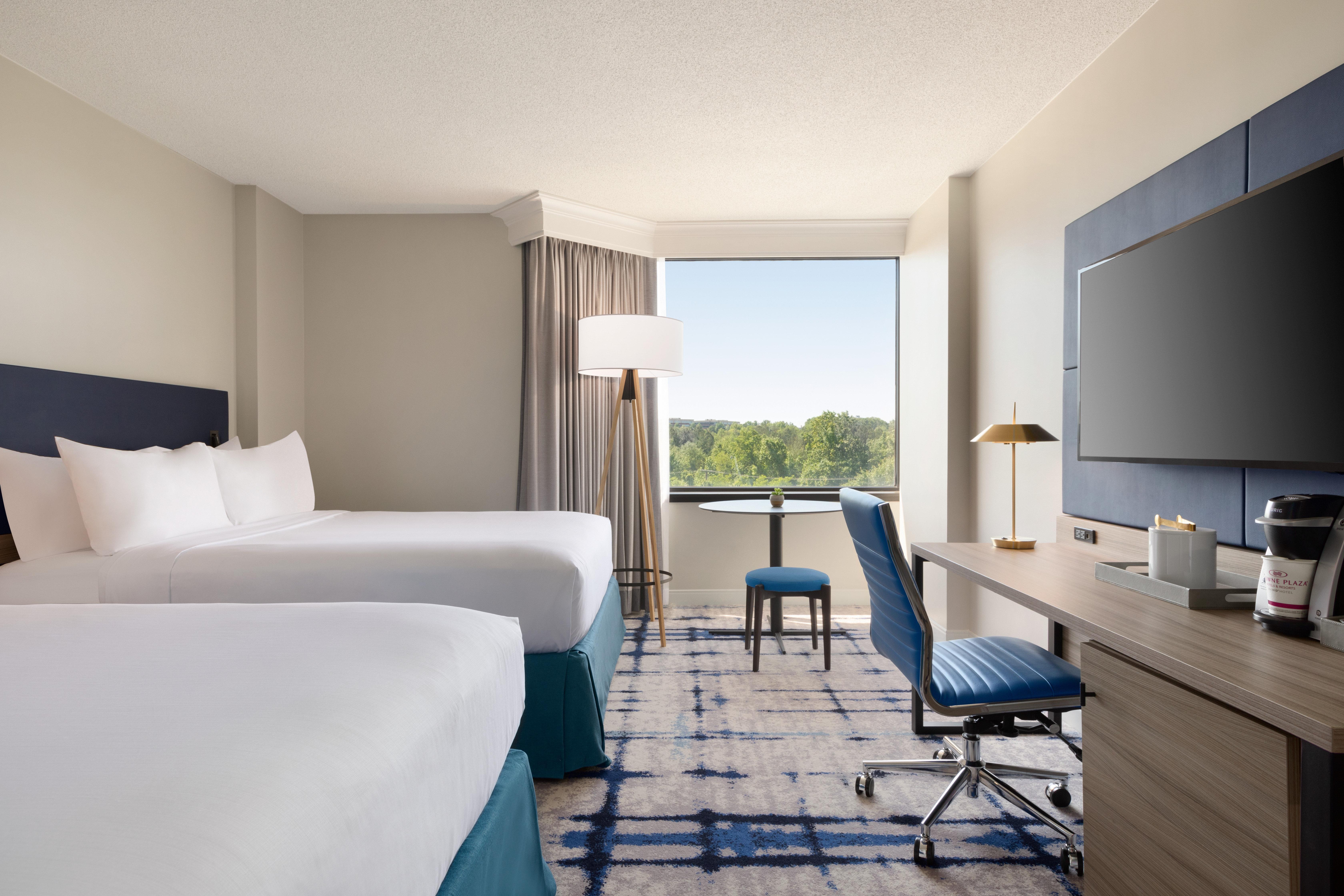 Queen Room with Two Queen Beds - Hearing Accessible/Non-Smoking