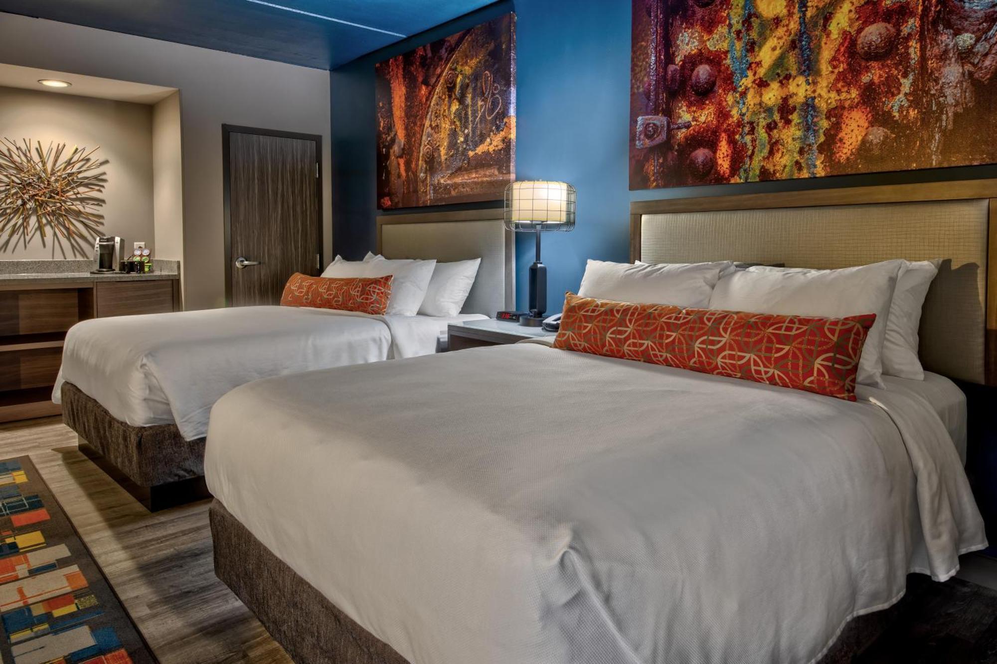 Premium Queen Room with Two Queens and One Sofa Bed