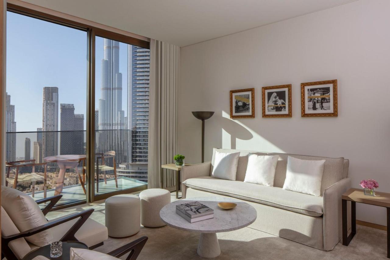 Deluxe Suite met 1 Slaapkamer, Kingsize Bed, Balkon en Uitzicht op de Burj Khalifa