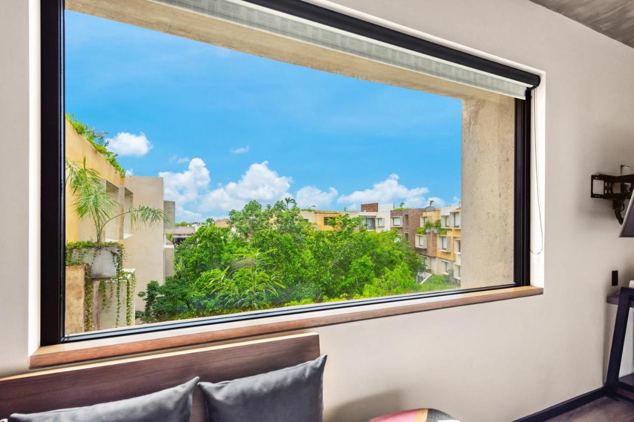 Double Room with Two Double Beds and Jungle View