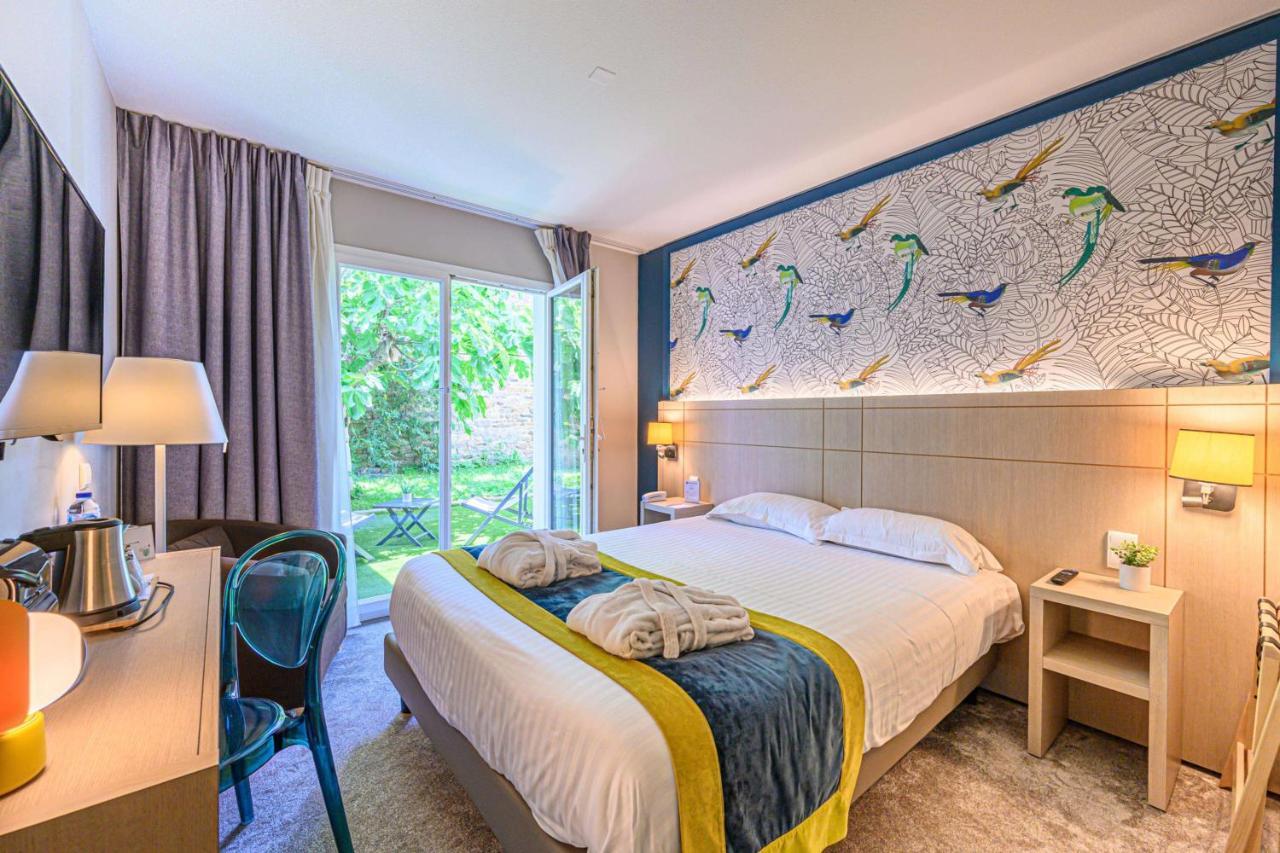 Chambre Lit Queen-Size Confort avec Terrasse