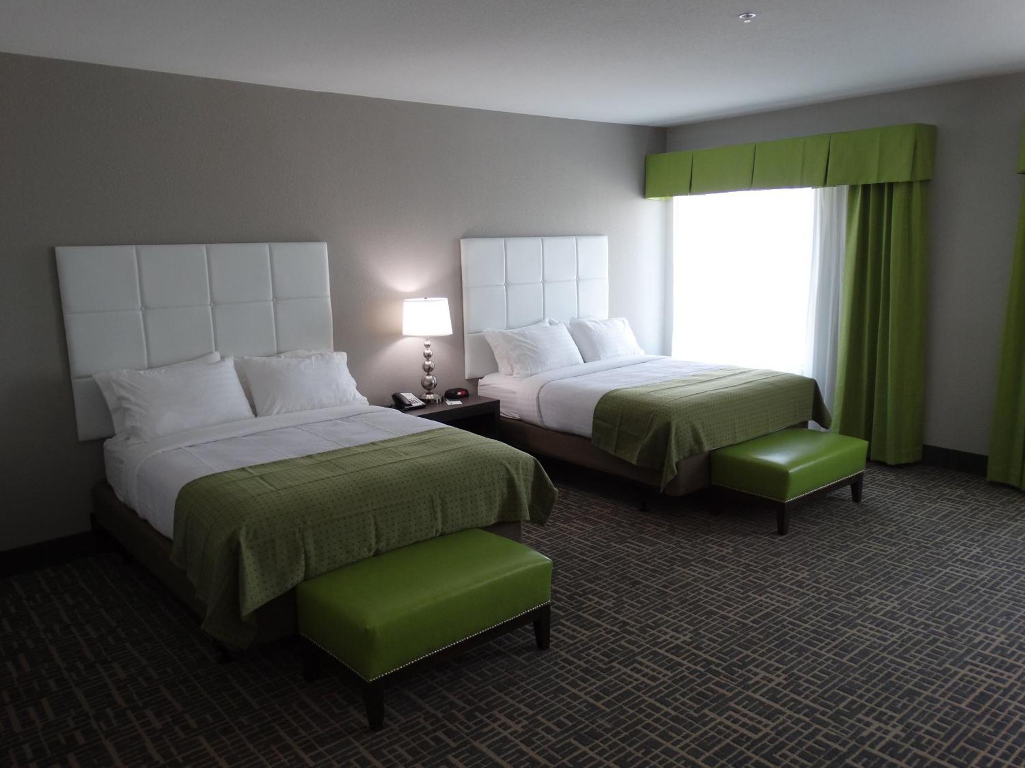 Standard Double Room Two Double Beds Accessible Tub Mobility Access