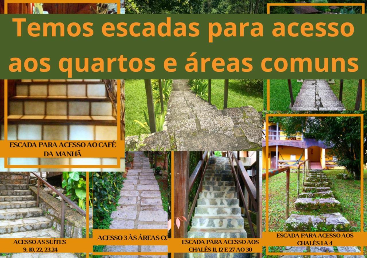 Quarto Triplo com Vista do Jardim