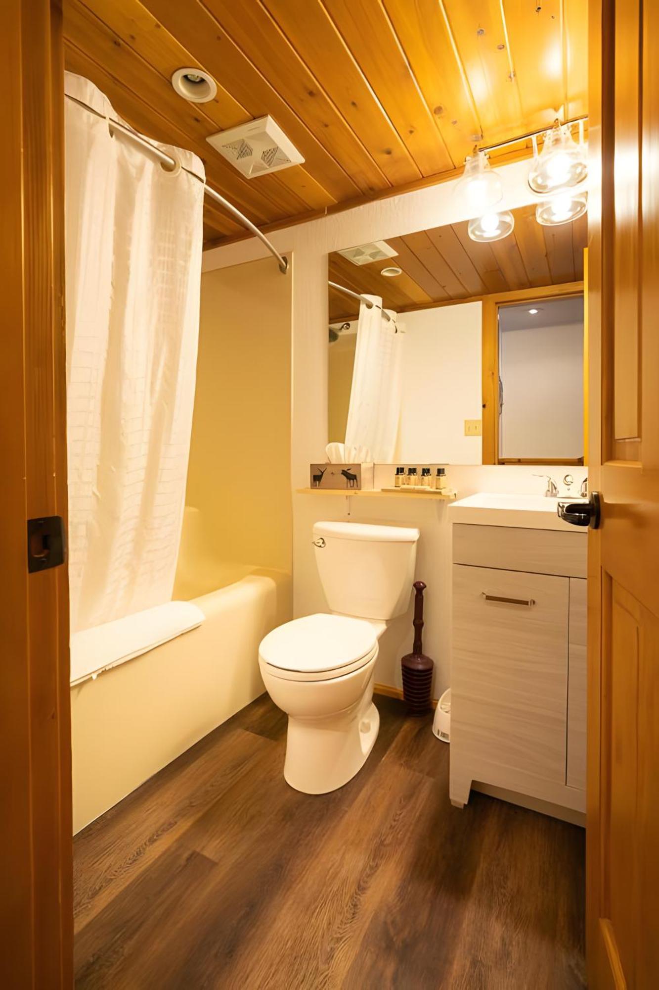 Loft-Hütte mit 1 Schlafzimmer (Leiter)