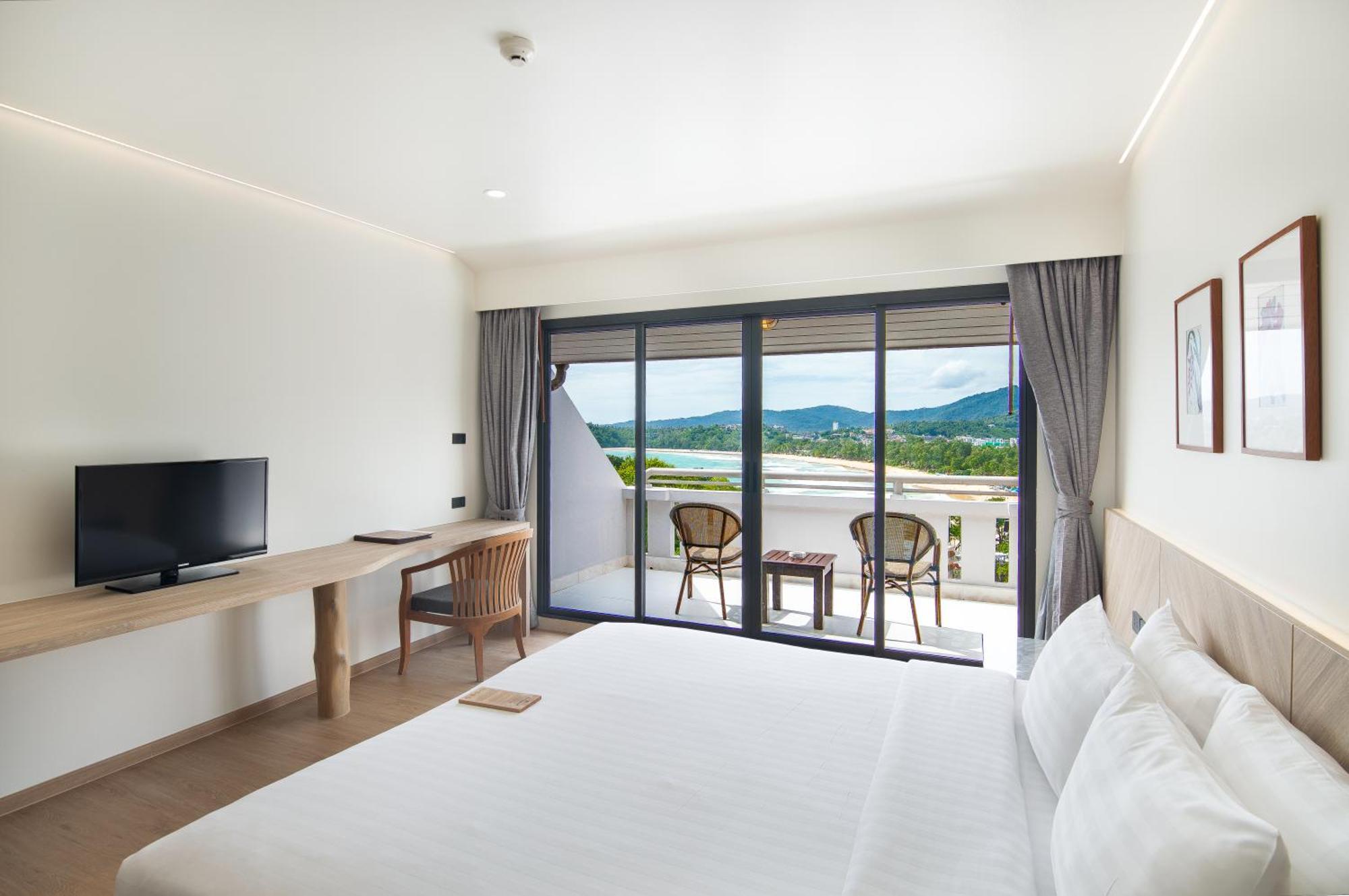 Deluxe Tweepersoonskamer met 1 of 2 Bedden en Uitzicht op Zee