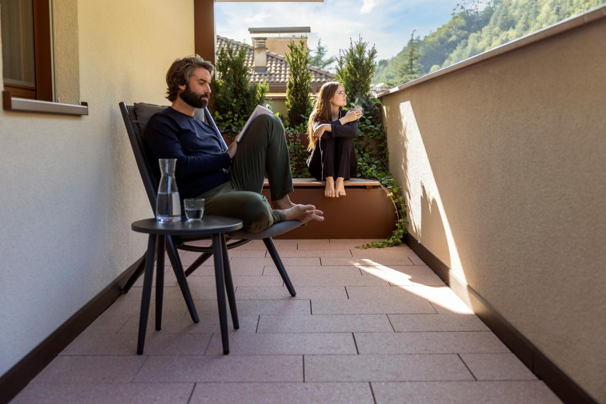 Estudio con terraza