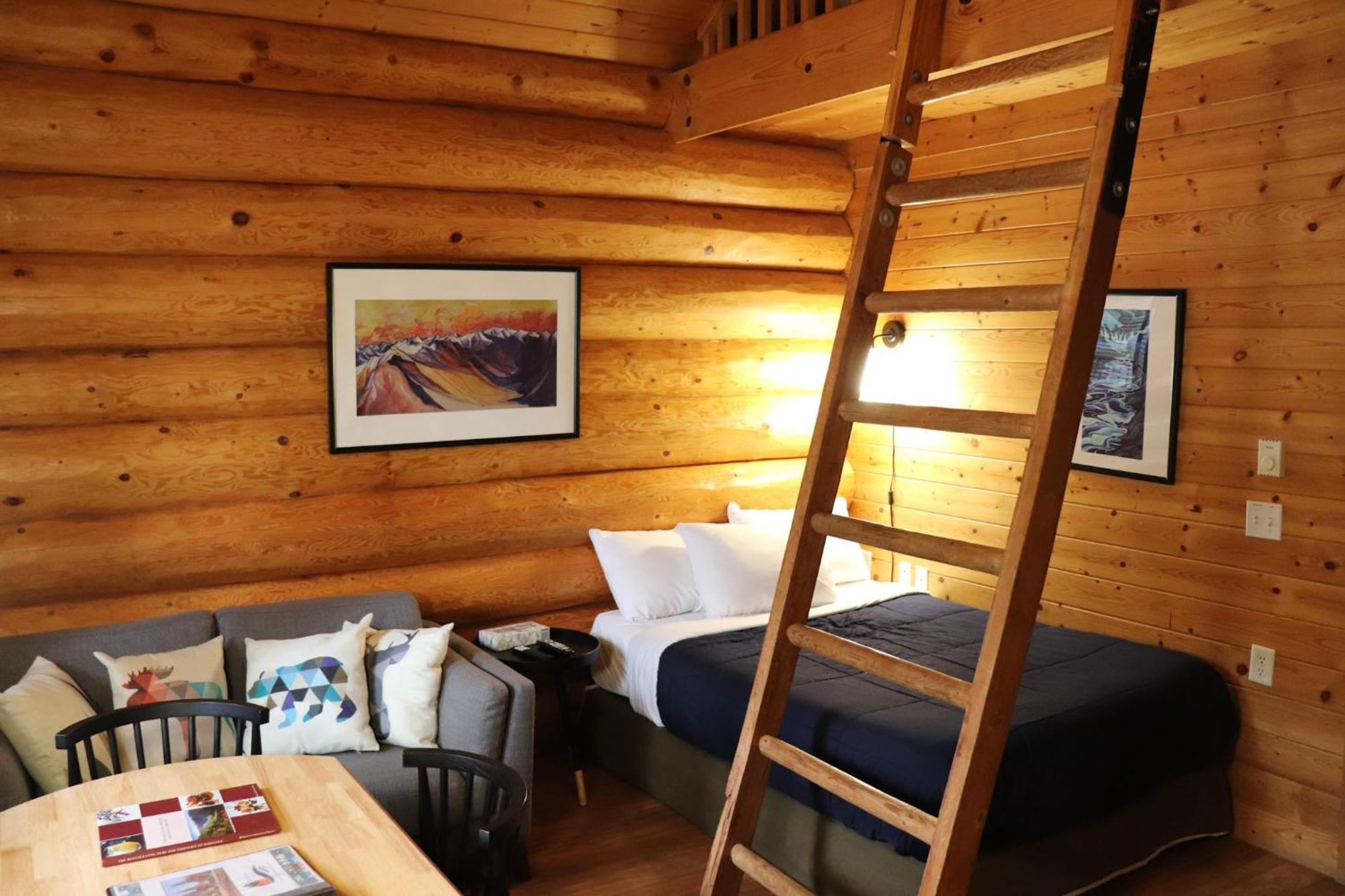 Wheelchair-Accessible Log Cabin