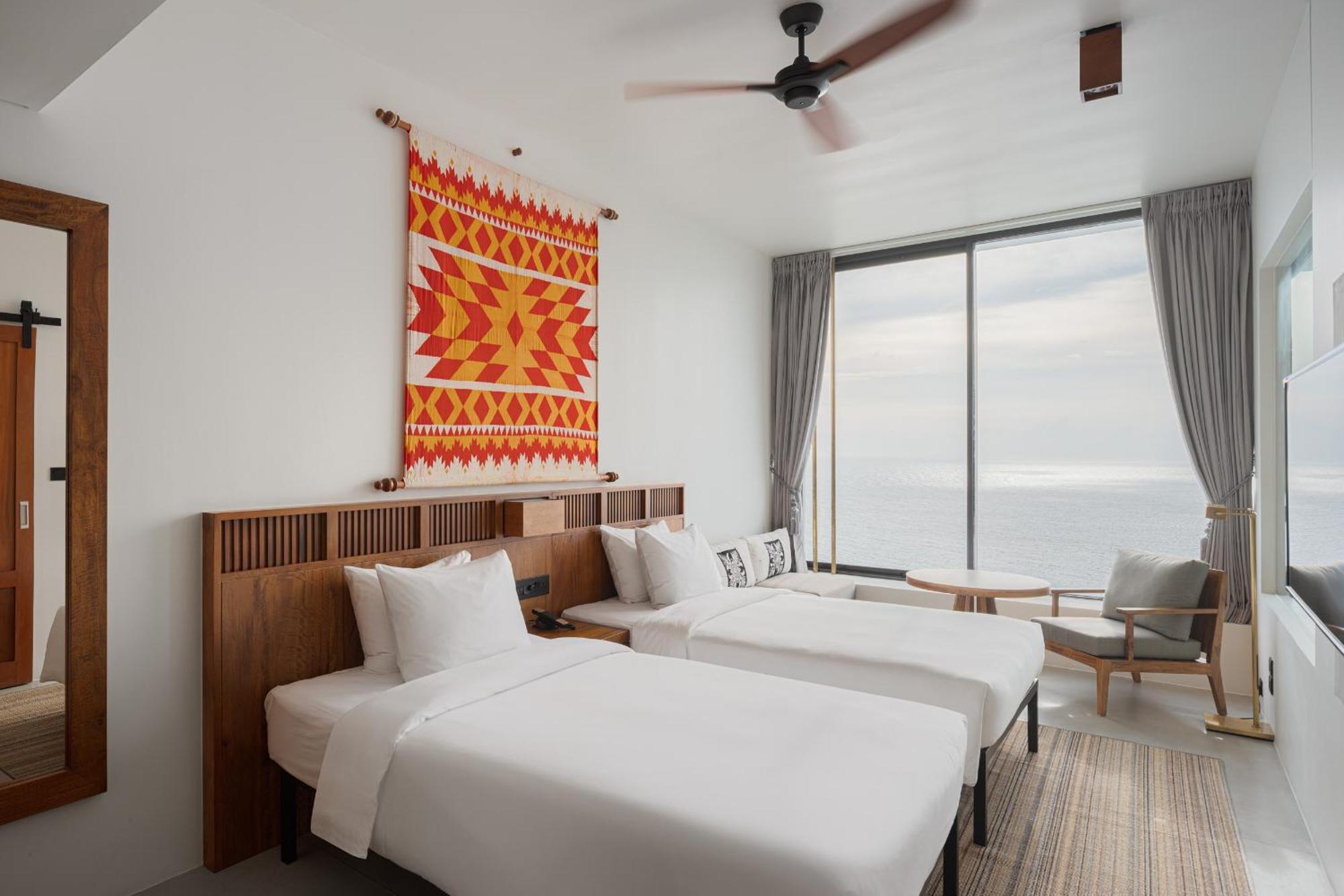 Chambre Lits Jumeaux de Luxe - Vue sur Mer