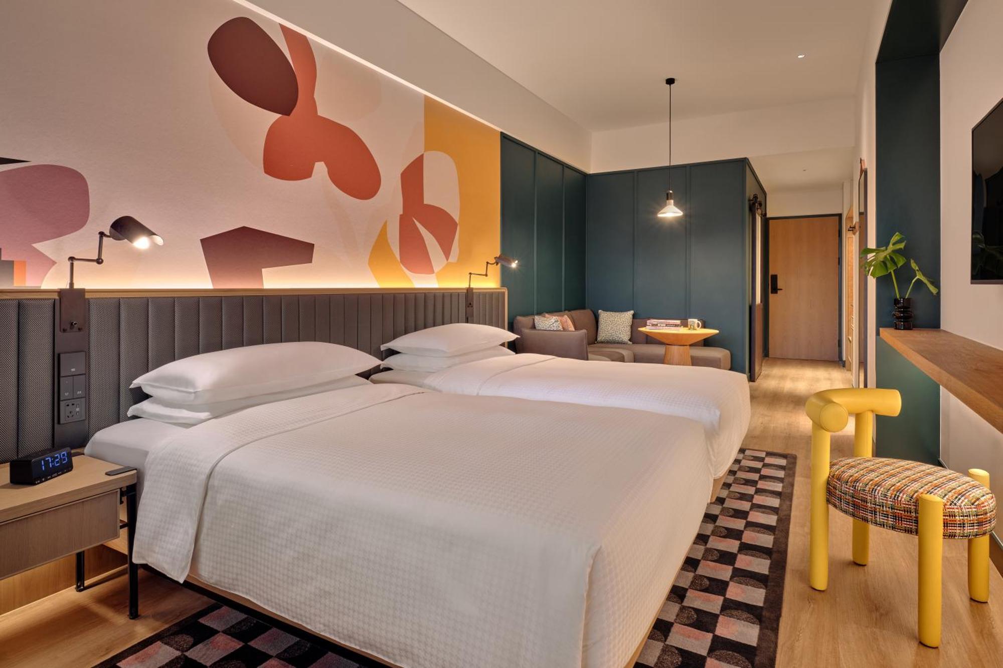 Deluxe Tweepersoonskamer met 2 Aparte Bedden