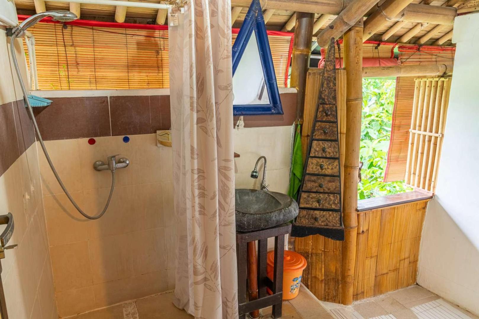 Doppelzimmer Bamboo mit Gartenblick