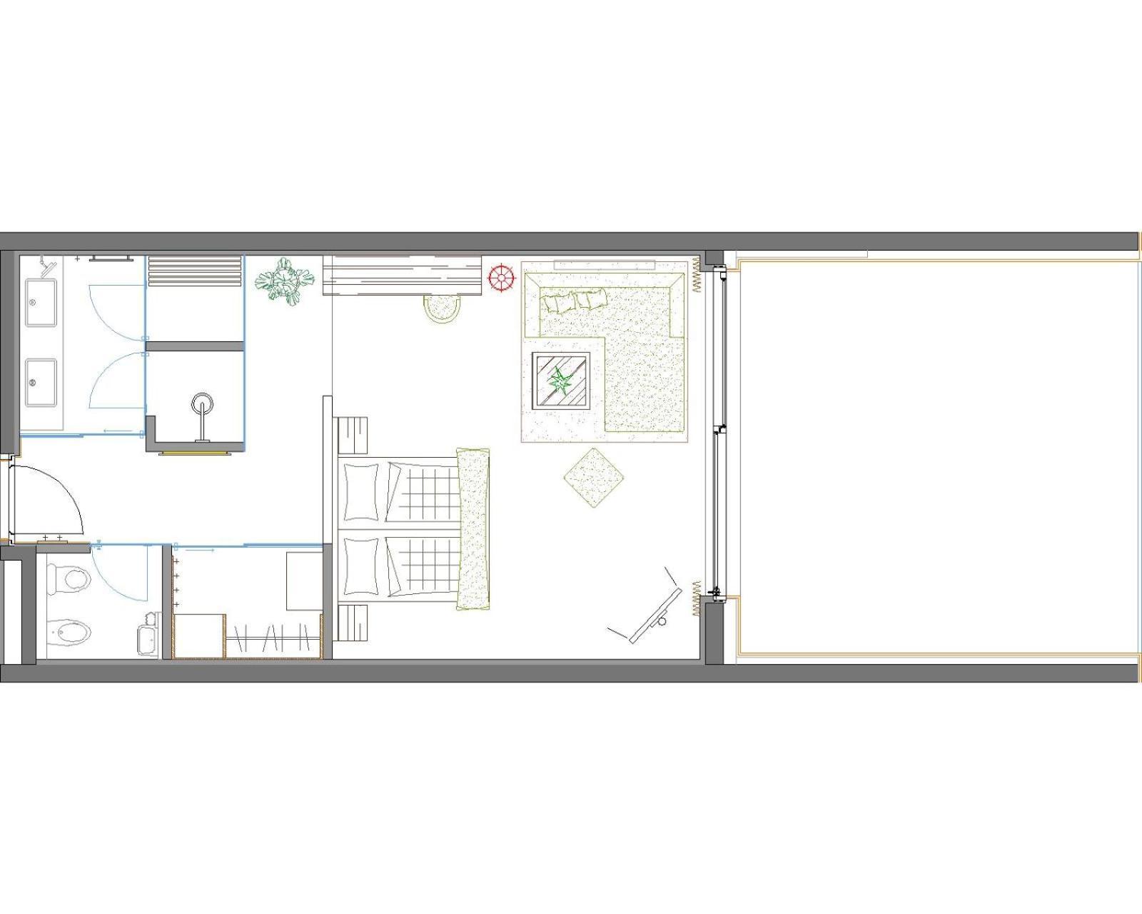 Deluxe Doppelzimmer mit Terrasse