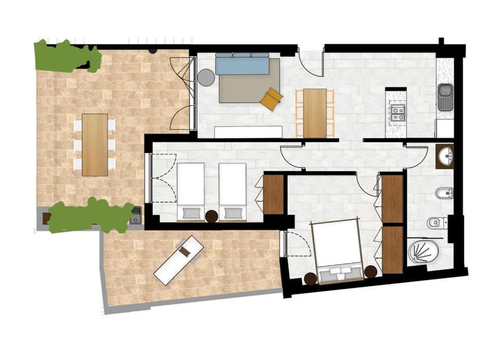 Apartamento Deluxe de 2 dormitorios con vistas al mar