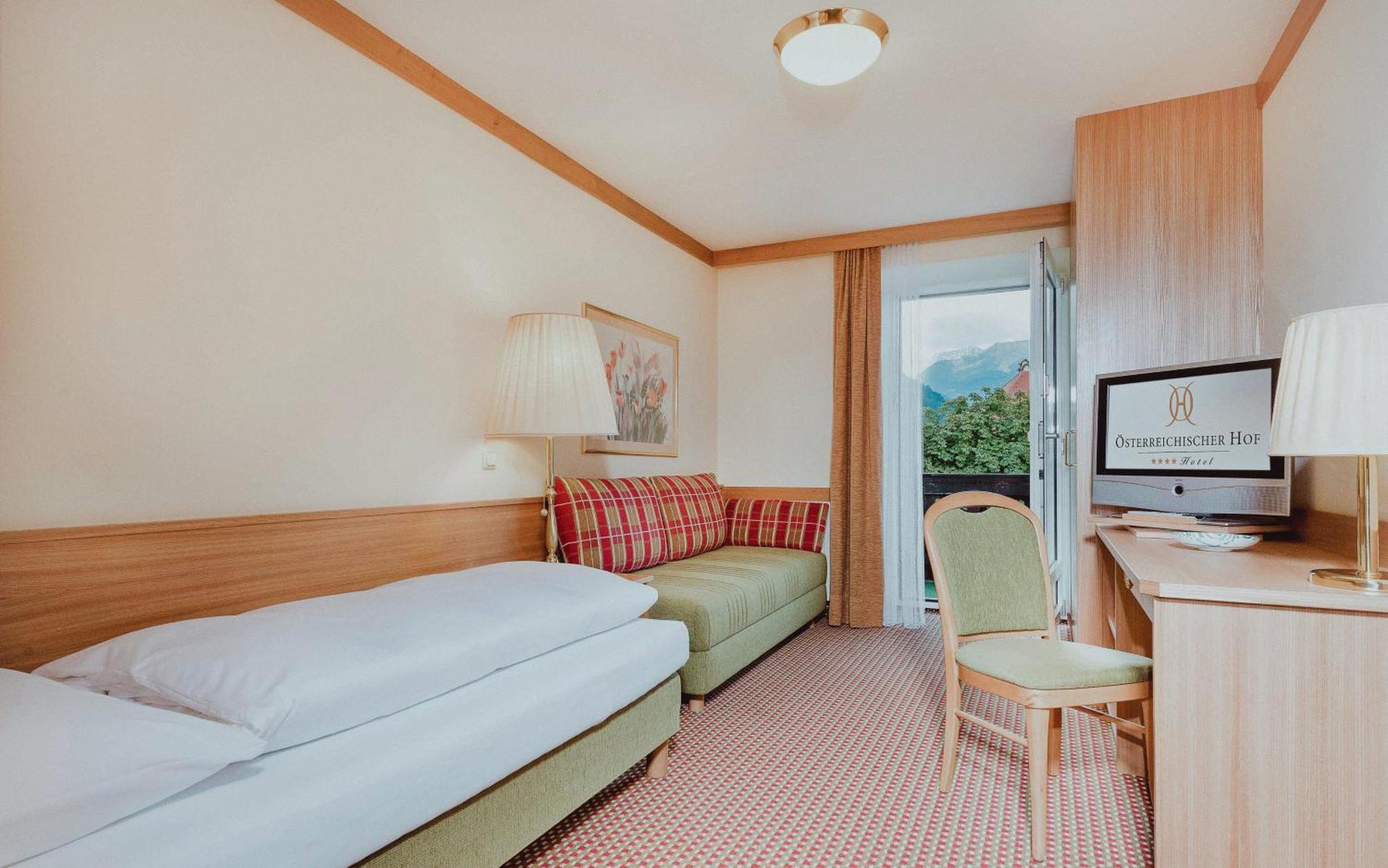 Comfort Einzelzimmer mit kostenfreiem Zugang zur Alpentherme Gastein