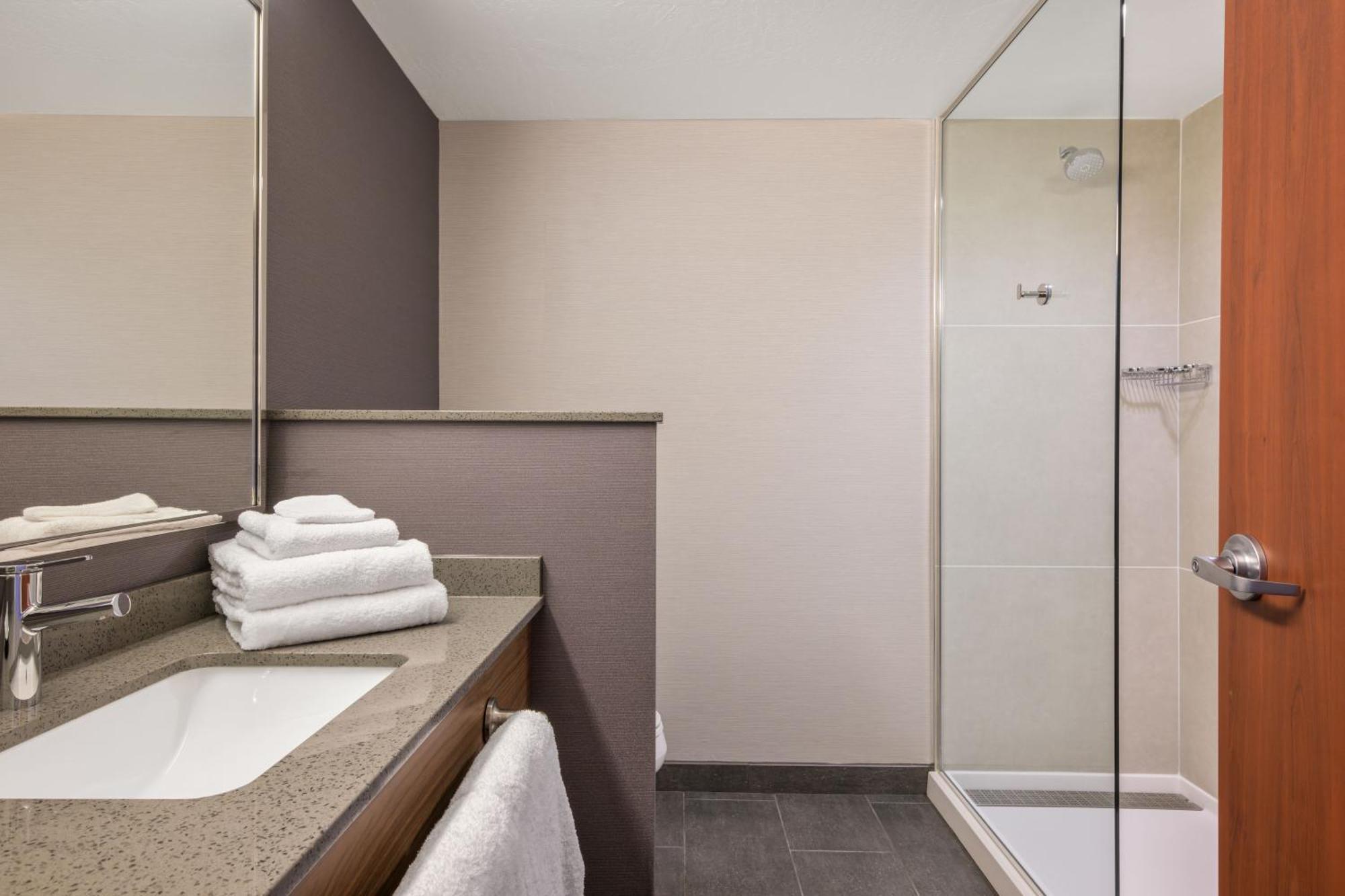 1 Queen Room - Mobility Accessible - Roll in Shower