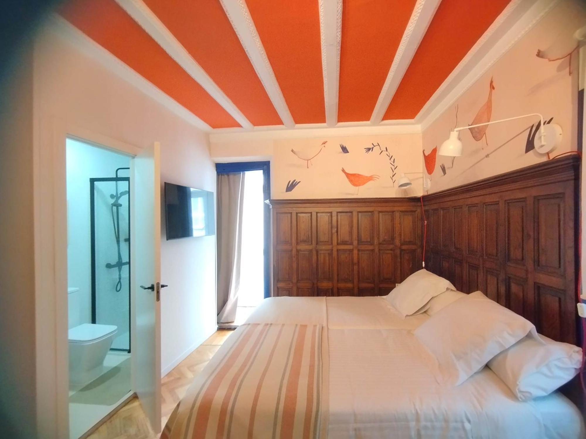Chambre Lits Jumeaux avec Salle de Bains Privative