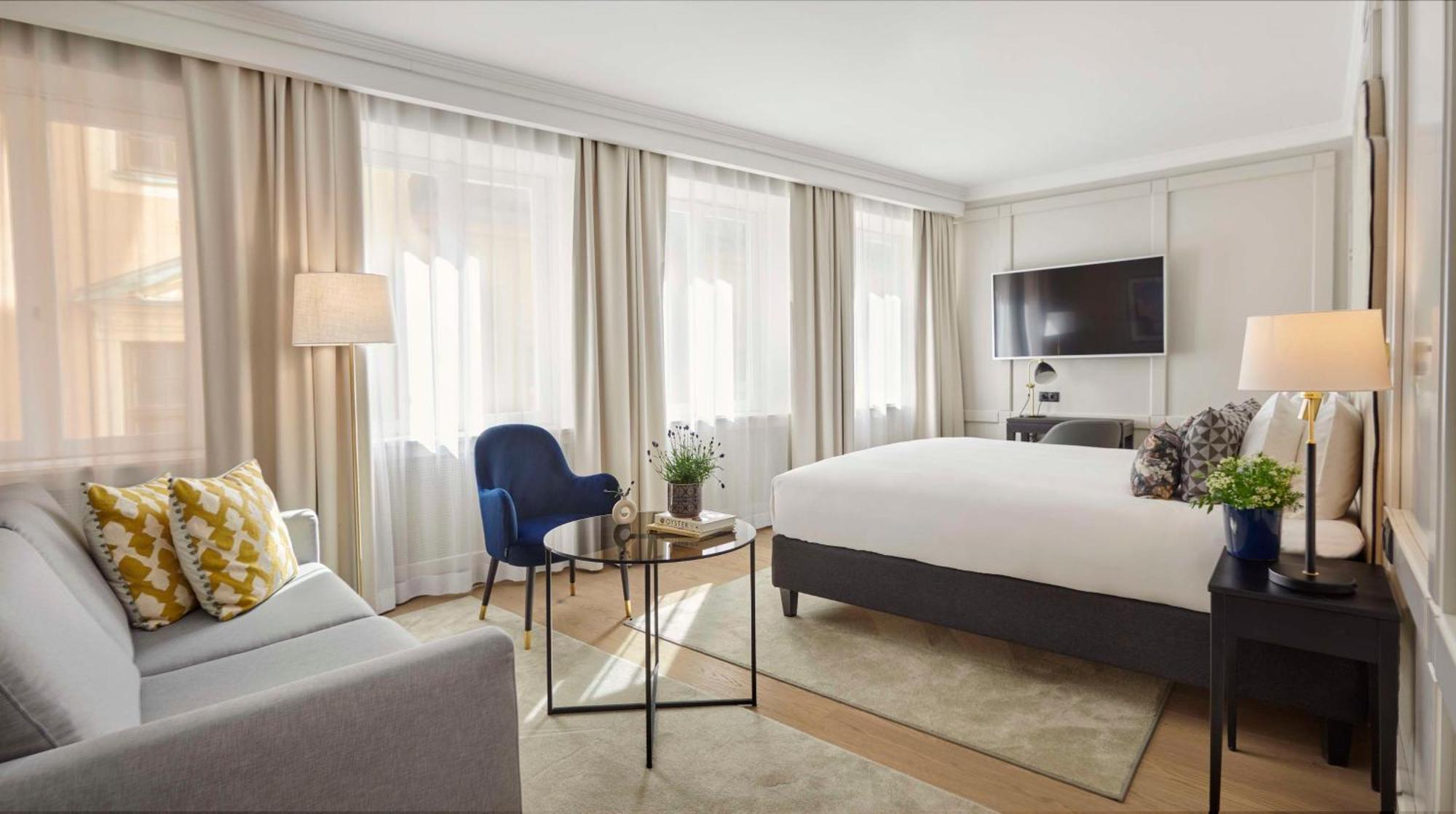 Chambre Lit King-Size de Luxe avec Sauna