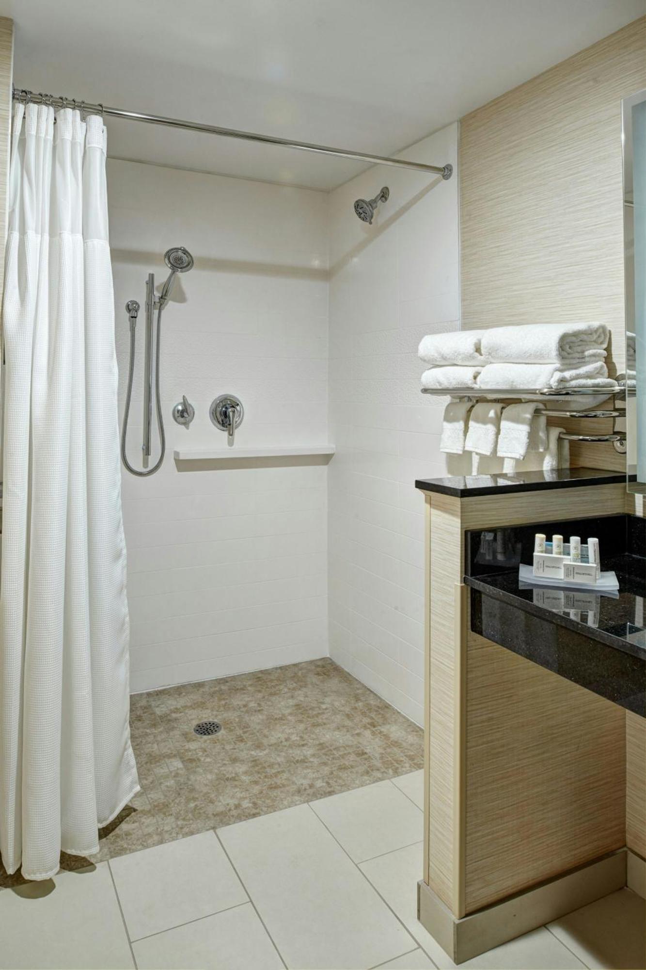 King Room with Roll-In Shower - Mobility Accessible
