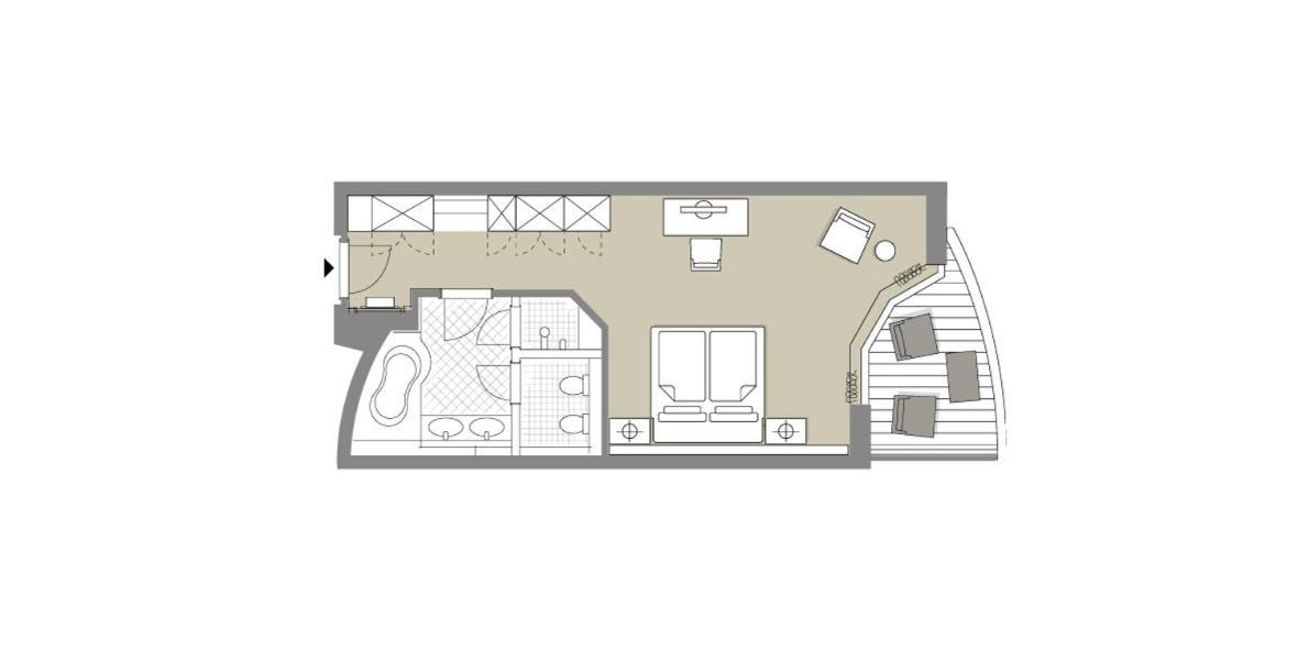 Elegantes Deluxe Doppelzimmer Nature mit Seeblick