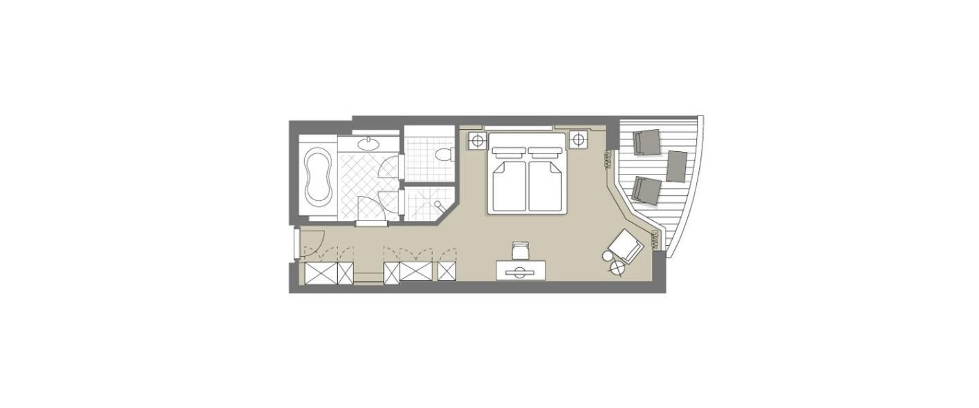 Elegantes Doppelzimmer Nature mit Alpenblick