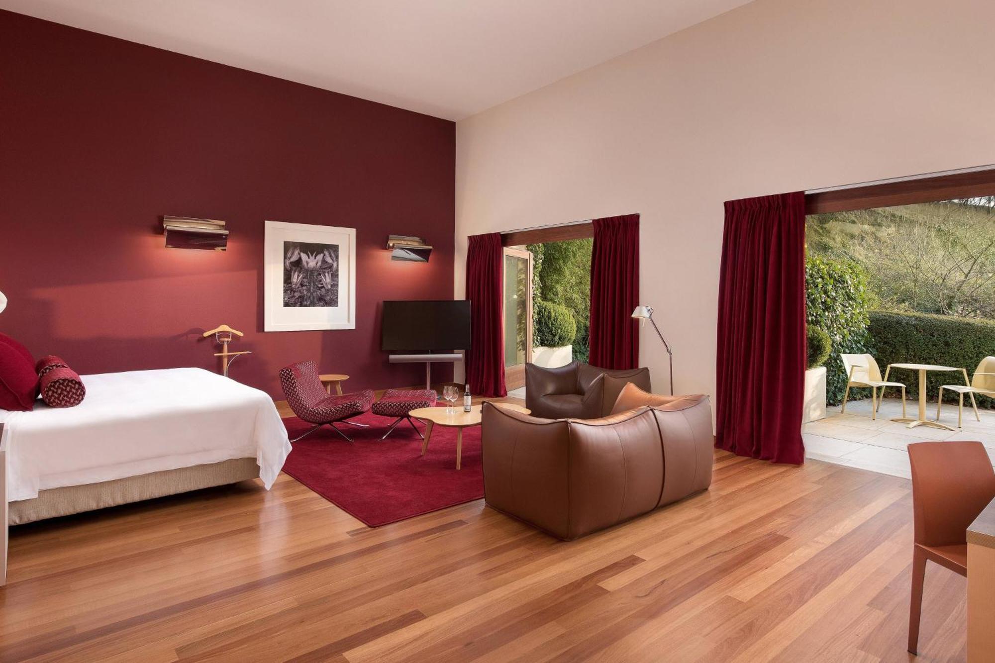 Suite Riscal con vistas a los viñedos y la montaña - Cama extragrande