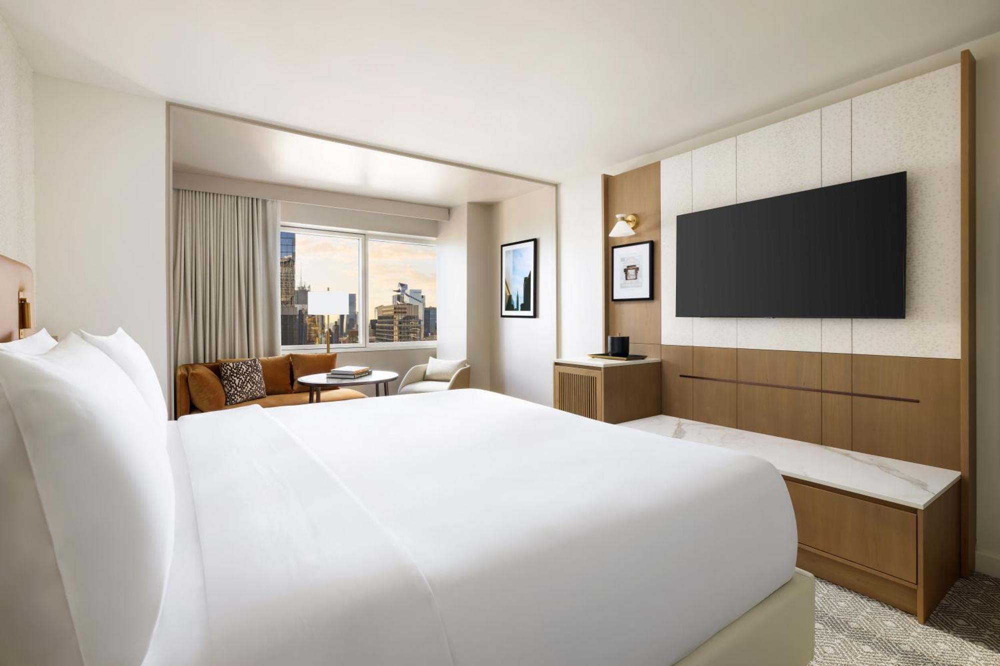 Chambre d'Angle avec Lit King-Size et Baignoire - Accessible aux personnes à mobilité réduite