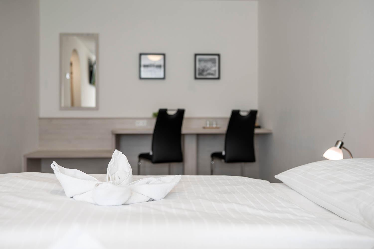 Doppelzimmer mit Blick auf den Innenhof
