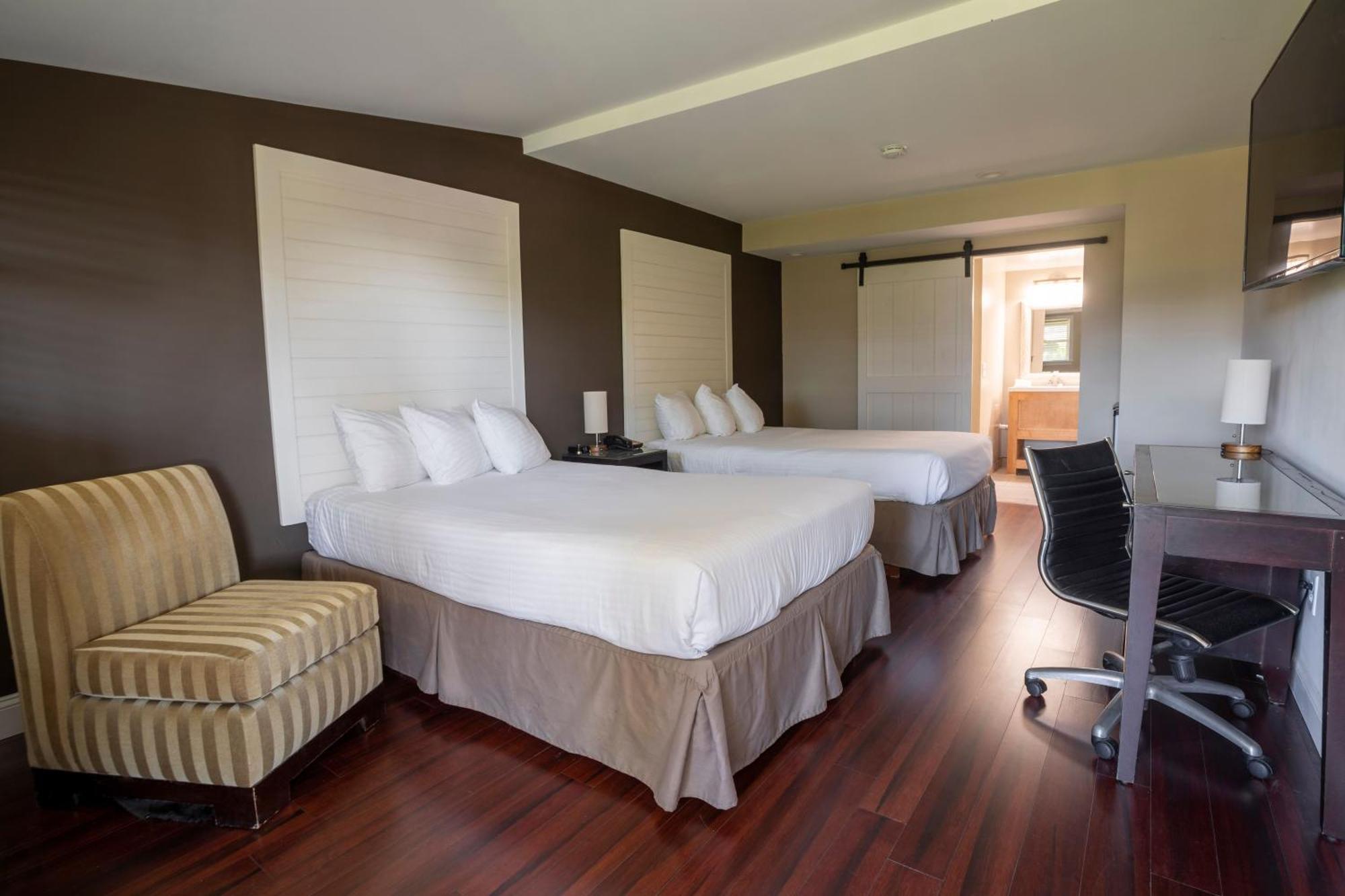 Two Double Beds – Carriage House Deck