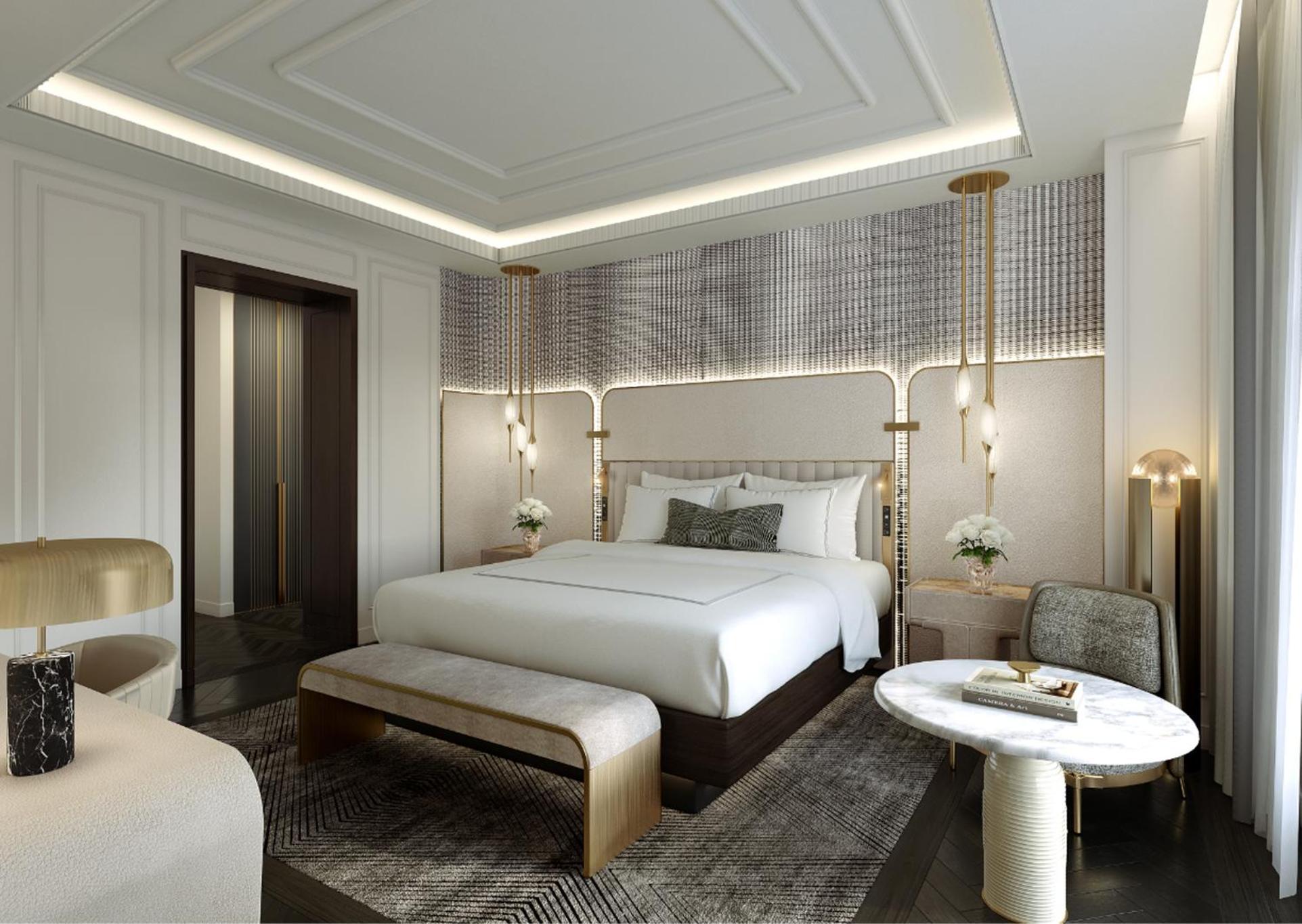 Suite Penthouse 1 Chambre Lit King-Size au 28e Étage, Salon et Coin Repas, Kitchenette