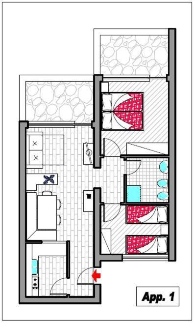 Alloggio Familiare con 2 Camere da Letto