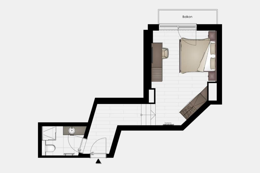 Doppelzimmer mit Balkon