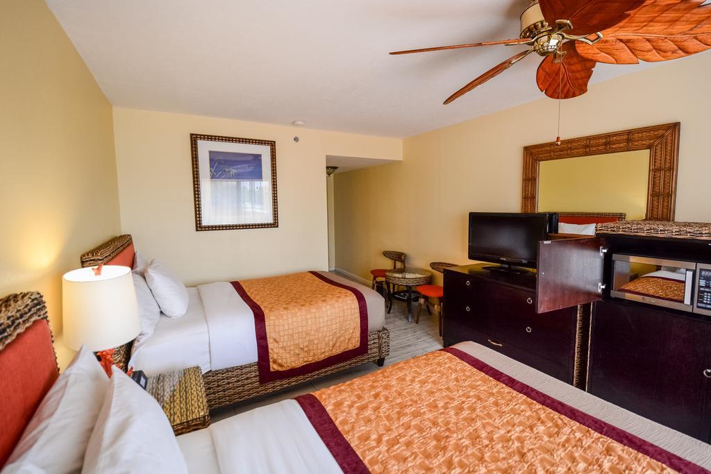 Double Room with Two Double Beds and Sunset View, Balcony