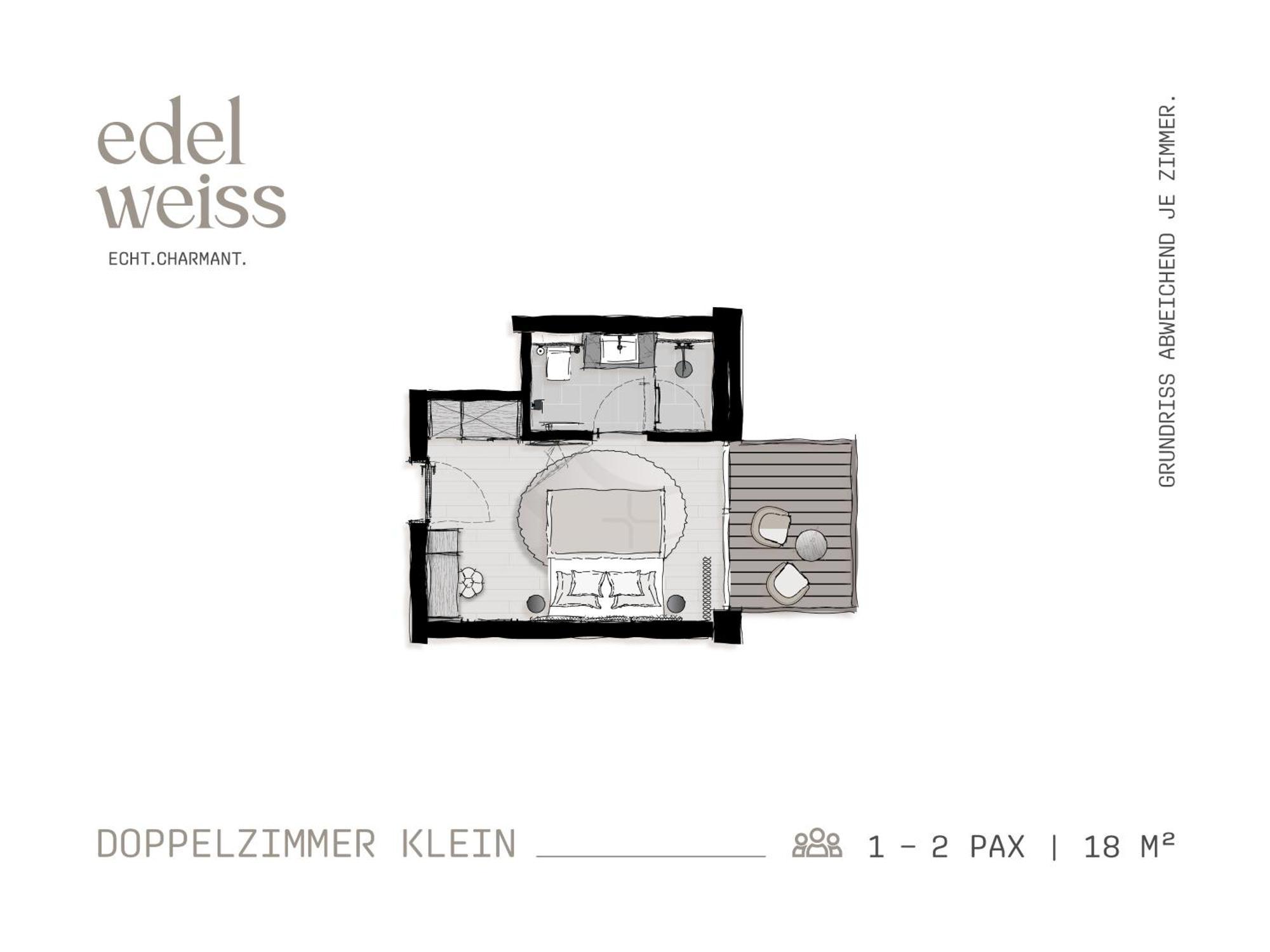 Kleine Tweepersoonskamer