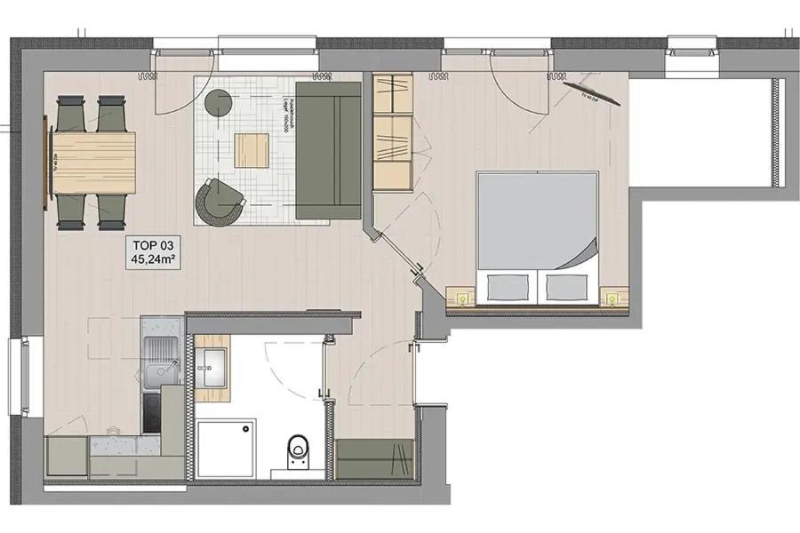 Suite M45° Comfort