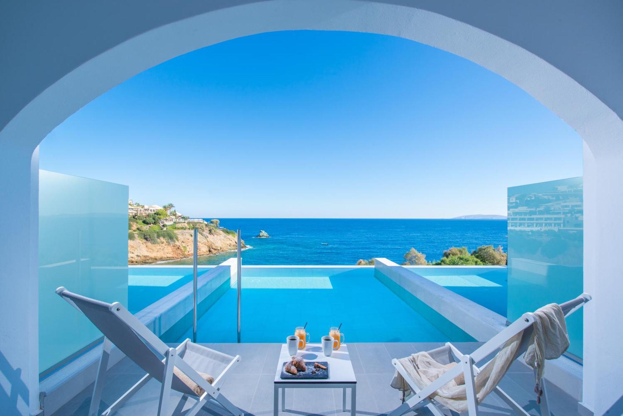 Chambre Supérieure avec Piscine Privée - Vue sur Mer