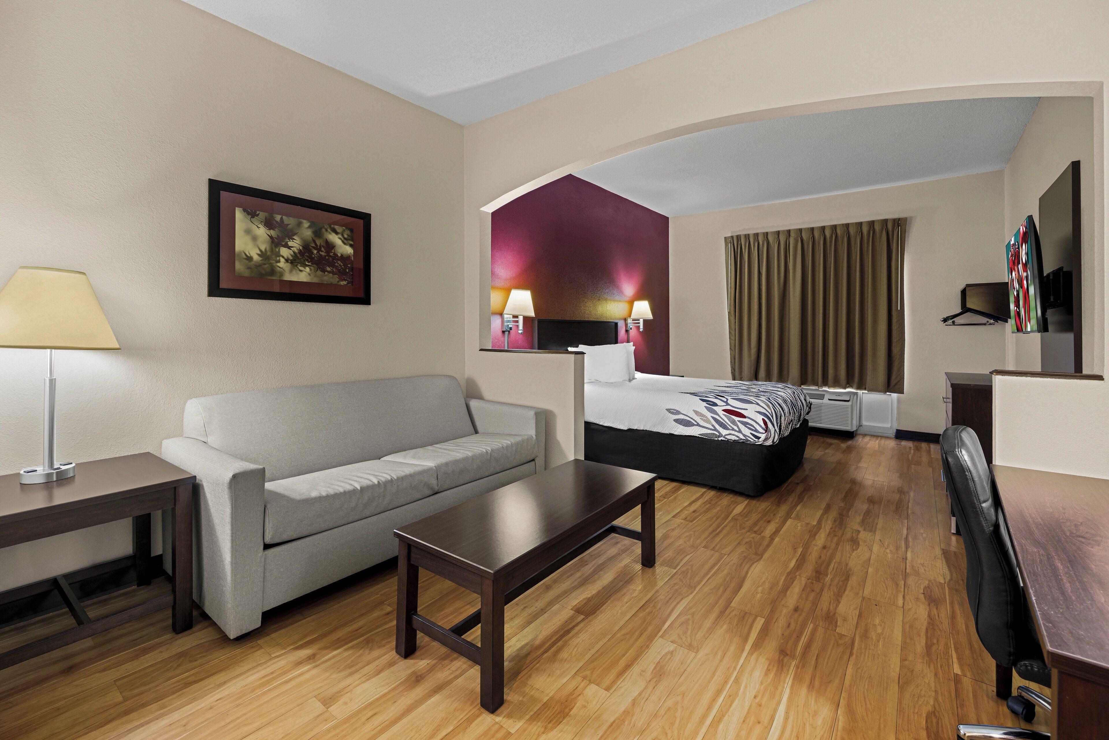 Suite Queen Room Disability Access Roll-In Shower Non-Smoking