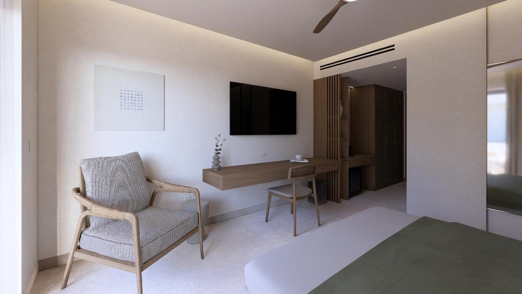 Deluxe Kamer met Uitzicht op het Zwembad