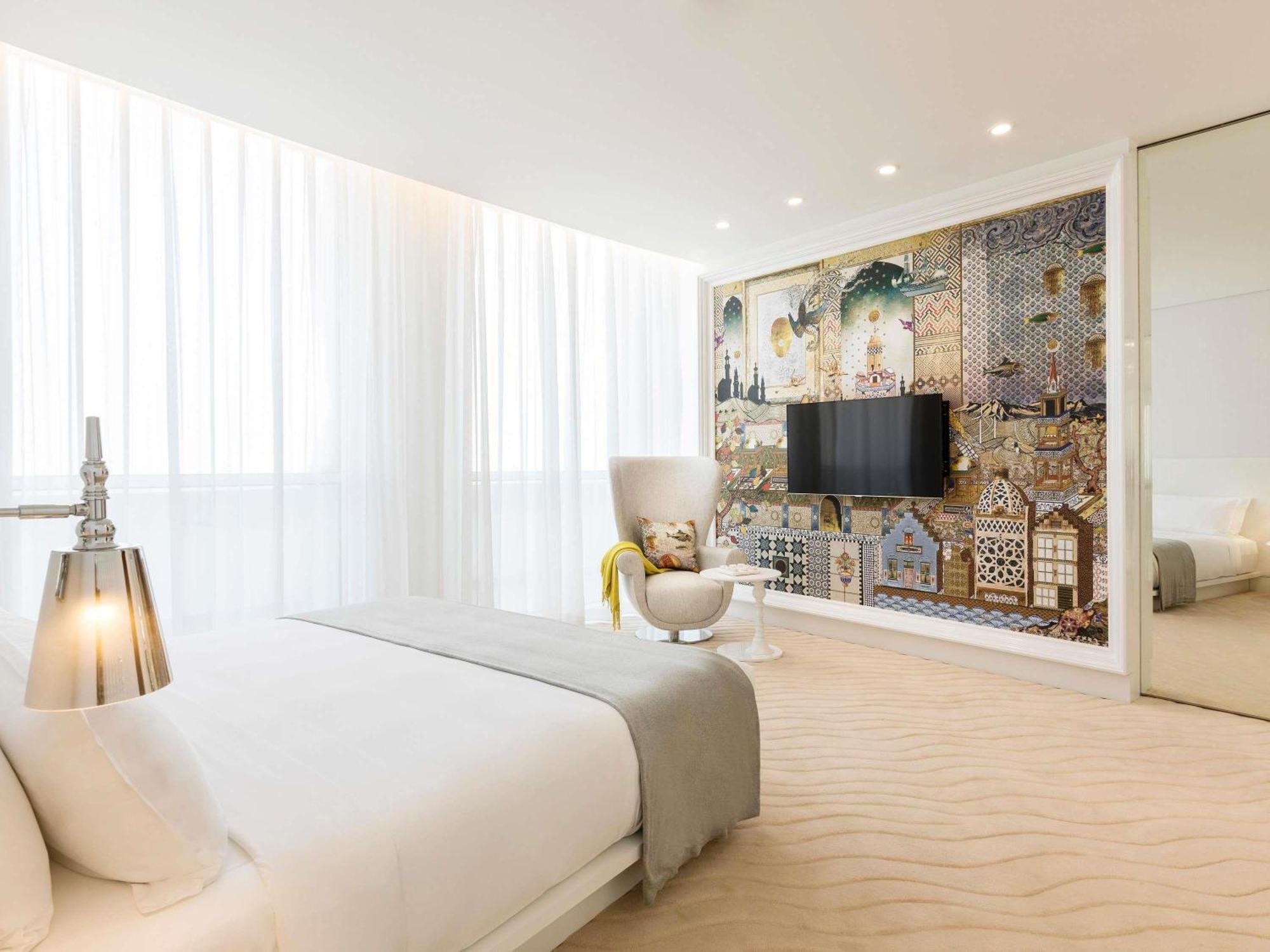 Chambre King avec Vue sur les Toits de la Ville