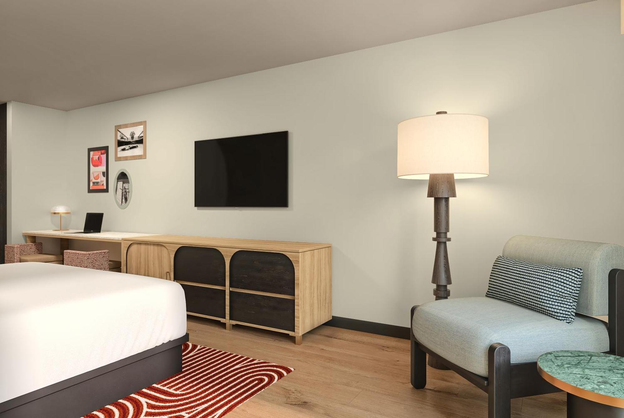 Kamer met 2 Queensize Bedden
