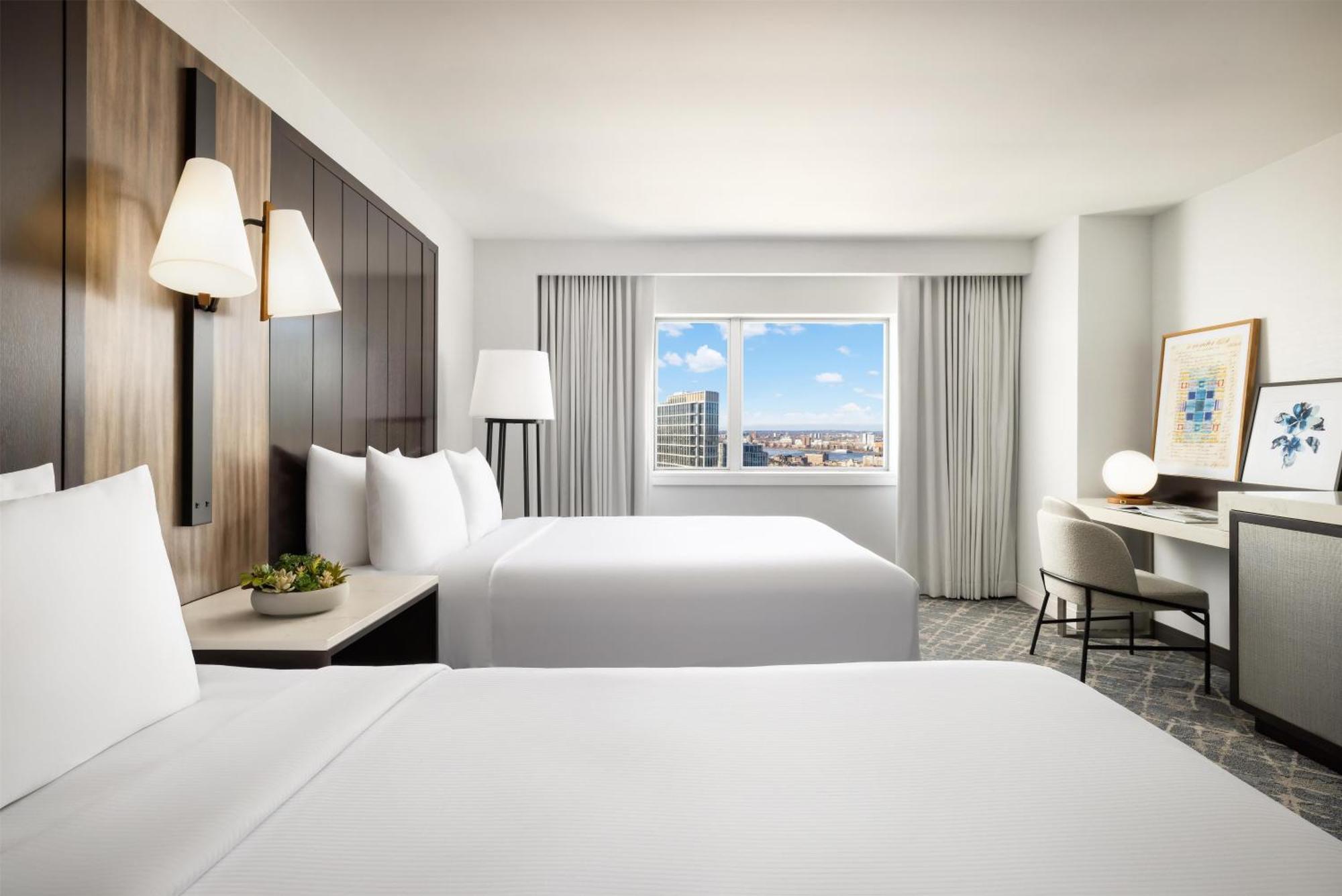 Queen Room with Two Queen Beds and Accessible Tub - Mobility and Hearing Access