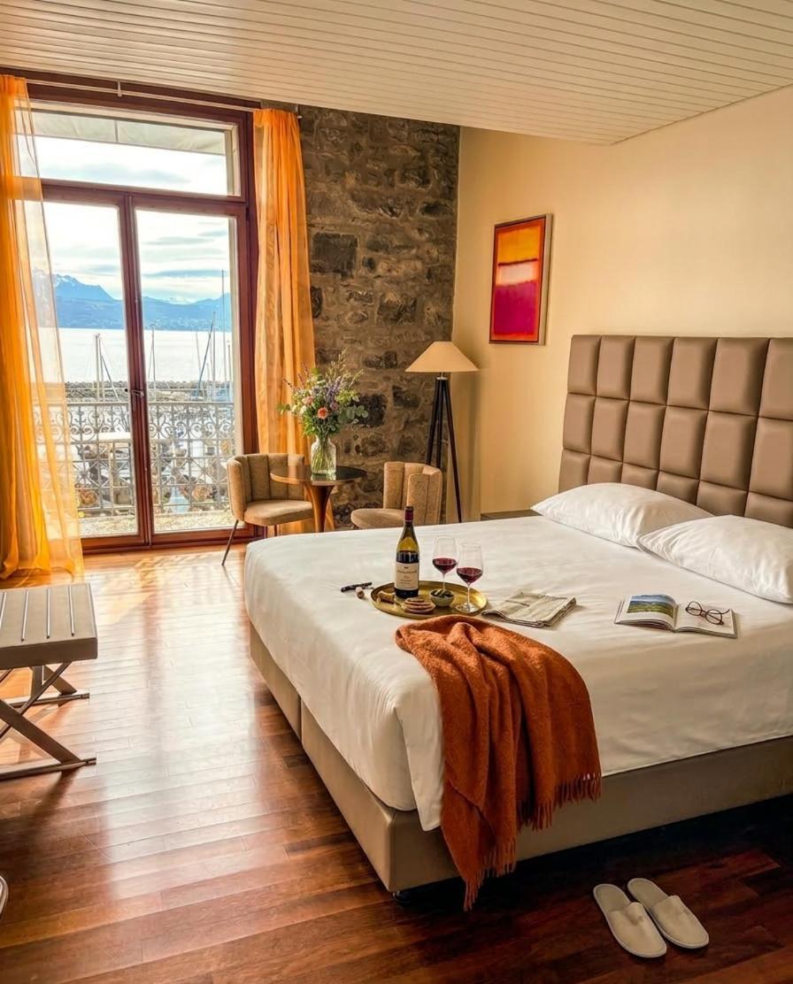 Chambre Double Deluxe avec Balcon et Vue sur le Lac