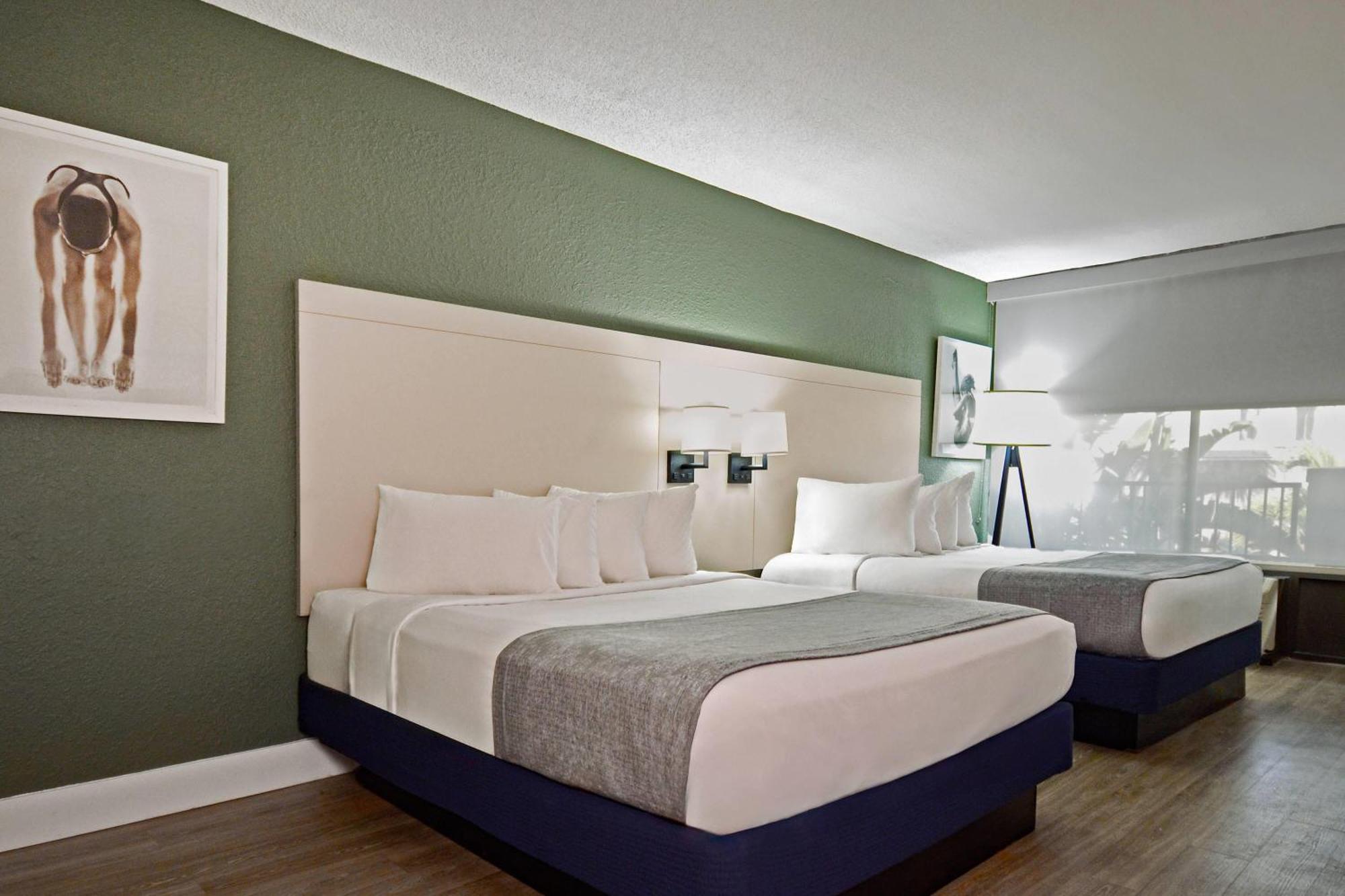 Kamer met 2 Queensize Bedden - Rookvrij