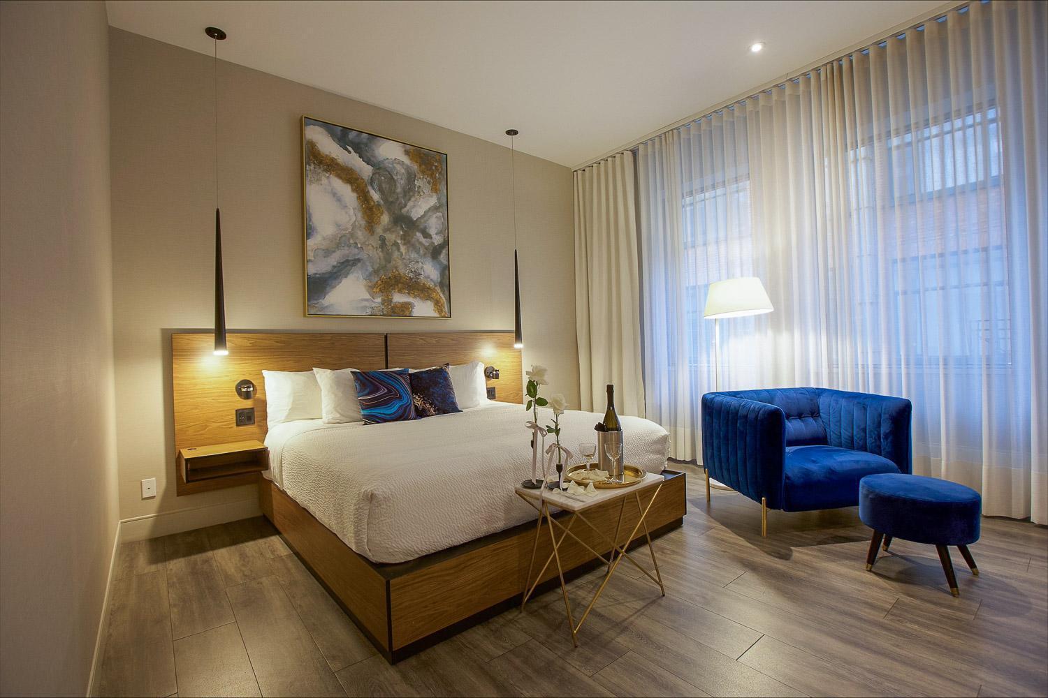 Suite Lit King-Size avec Coin Cuisine
