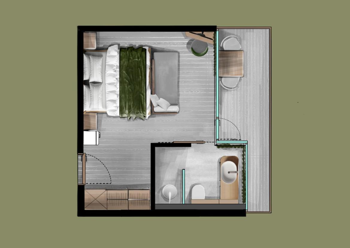 Tweepersoonskamer met Balkon